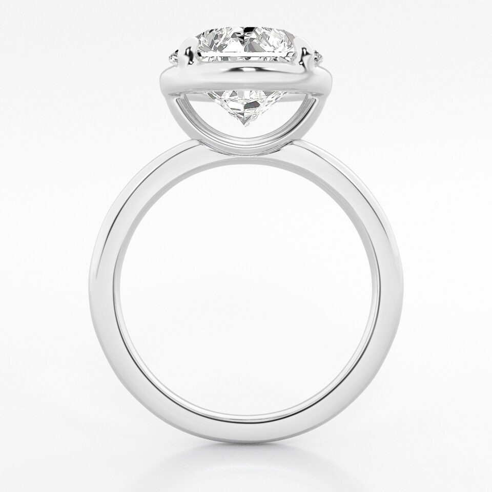 Lab grown diamond solitaire rings