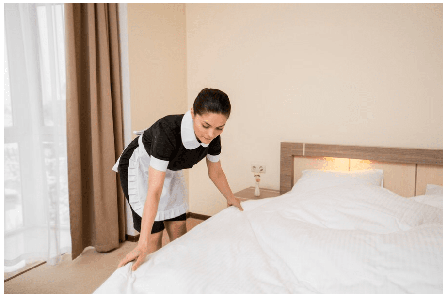 bedroom cleaning