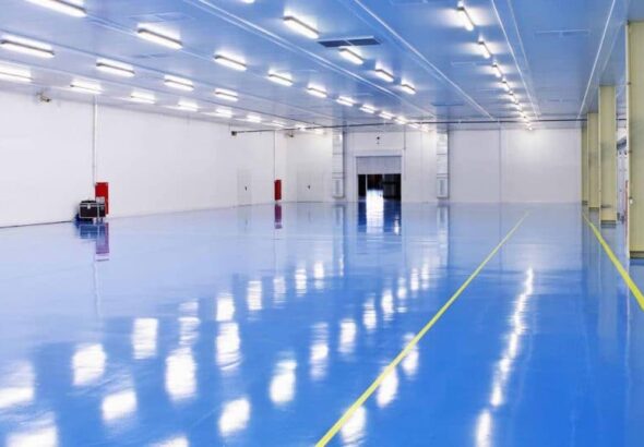 Warehouse epoxy flooring