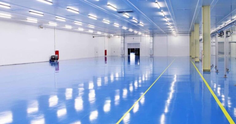 Warehouse epoxy flooring