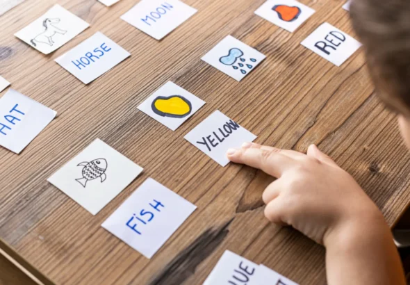 turn lessons into flashcards